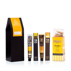 
                  
                    Boîte Expérience n. 9 - Confiture + Chocolat + Crackers | Édition de Noël
                  
                