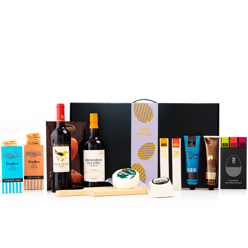
                  
                    Cabaz Luxury da Páscoa | Experiência de Sabores de Portugal
                  
                