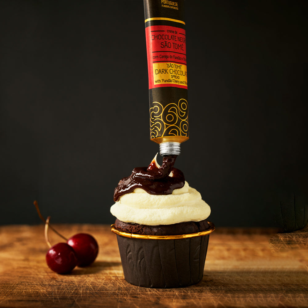 
                  
                    Crème de Chocolat Noir de São Tomé à la Cerise et au Brandy
                  
                