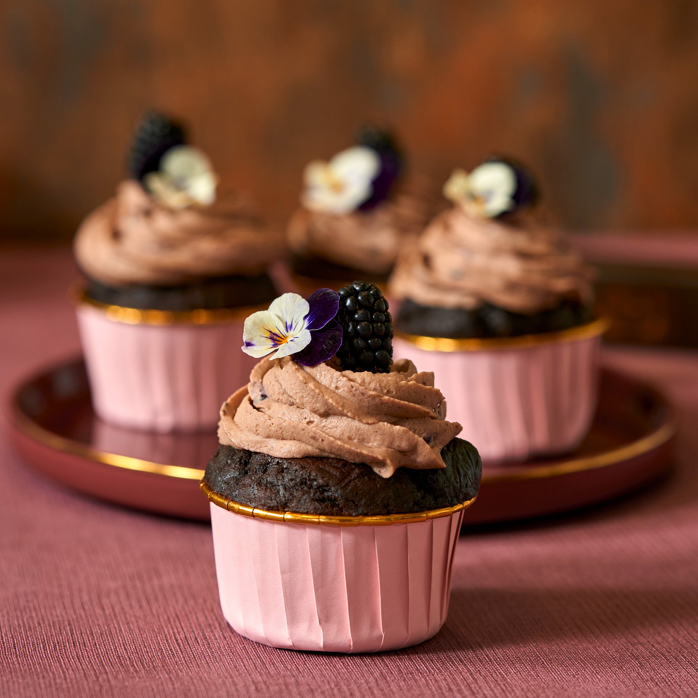 Crème de Chocolat Noir de São Tomé à la Mûre, Noisette et Noix de