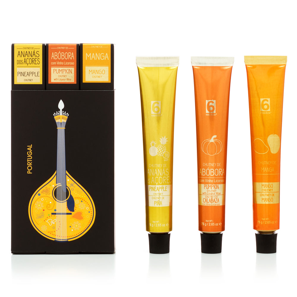 PACK 3 Chutneys Artesanais - Guitarra Portuguesa - Prenda de Portugal