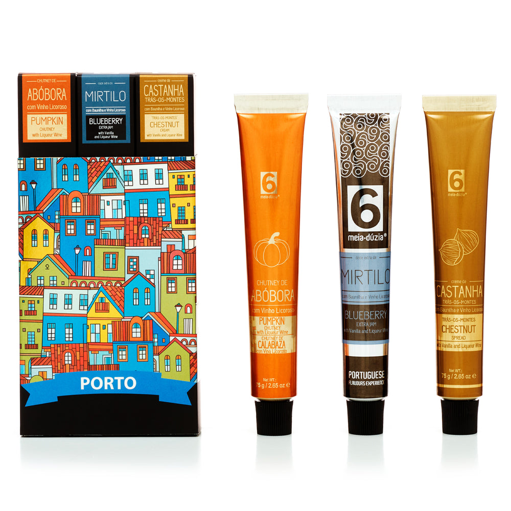 PACK 3 Sabores - Ribeira do Porto - Souvenir do Vale do Douro