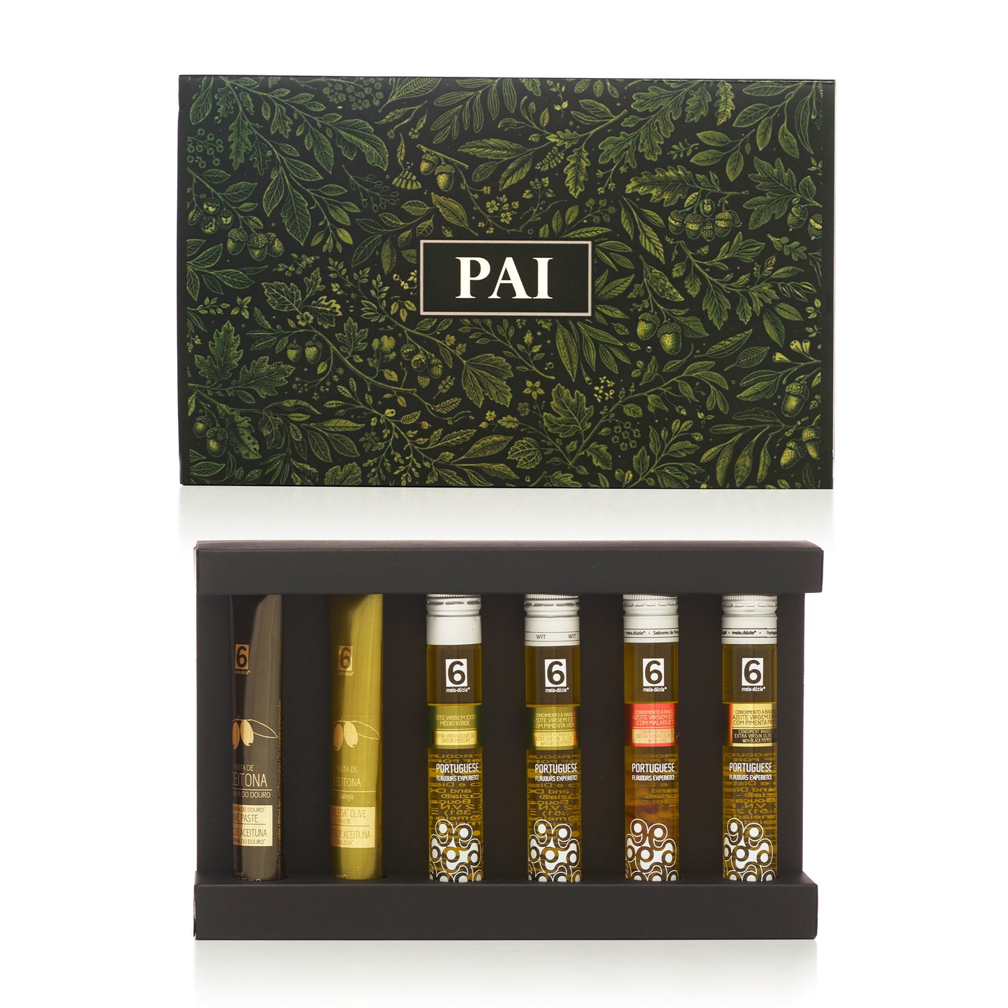 PACK 6 Pastas e Azeites Portugueses | Prenda para o Pai, Experiências Gourmet 100% Portuguesas, meia.dúzia® Sabores de Portugal