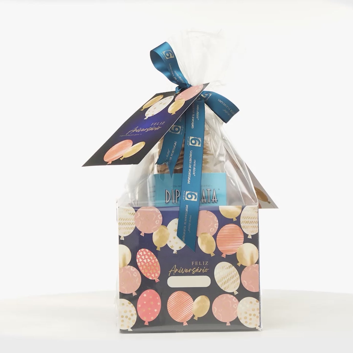 Box Experiência: Kit 6 Chocolates + Bolachas Invictas | Prenda de Aniversário para Mulher