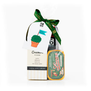 
                  
                    Box Experiência: Compota Tradicional + Sardinha + Crackers | Santos Populares
                  
                