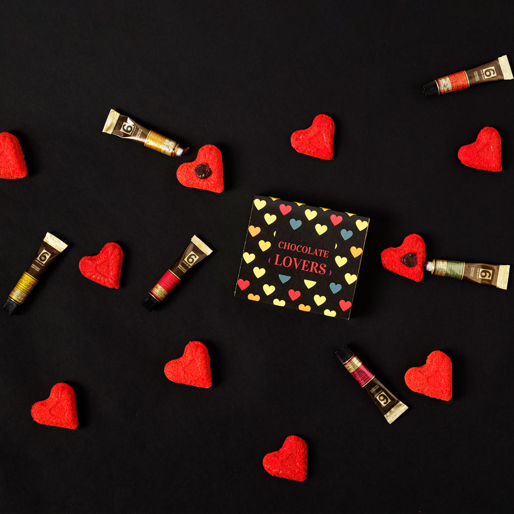 Travel Kit Chocolate Lovers Amantes de Chocolates meia.dúzia Kit Amantes de Chocolates | Prenda Dia dos Namorados | 6 Chocolates