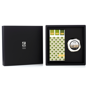 
                  
                    Box Gastronómica n.11: Queijo de Vaca + PACK3 Azeites Verdes meia.dúzia®. Esta proposta harmoniza um queijo de cabra, com tempo de cura mais reduzido - de textura mais macia e de sabor mais adocicado - a um PACK 3 azeites selecionadas pelo contraste com este queijo.
                  
                