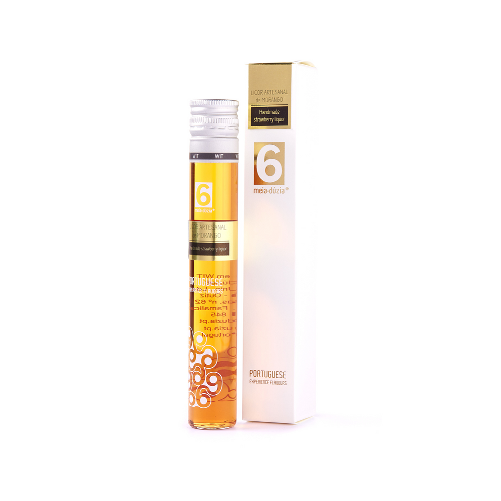 Licor de Morango - licor artesanal português em tubo by meia.dúzia - sabores de Portugal