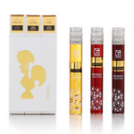 PACK 3 Licores de Portugal - Edição Galo, inclui: licor de bolota, licor de cereja, licor de café - licores artesanais portugueses em tubo by meia.dúzia - sabores de Portugal