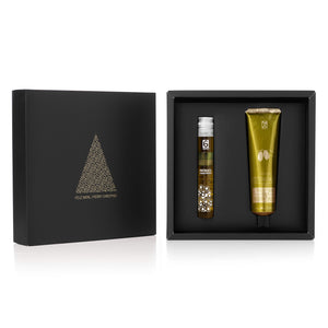 
                  
                    Coffret Gastronomique n.12 : Pâte d'Olives de Galice + Huile d'Olive Bio Verte Douce - Spécial Noël
                  
                
