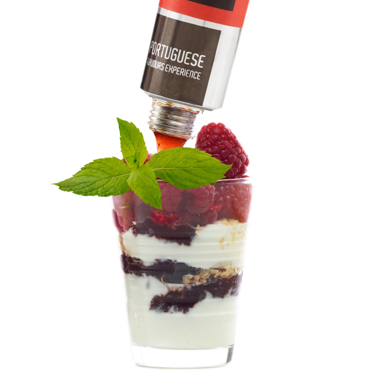 Iogurte Natural com Frutos Vermelhos e Doce Extra de Groselha e Framboesa com Lúcia-Lima