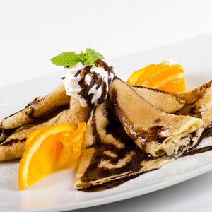 
                  
                    Crepe com topping de creme de chocolate São Tomé com laranja meia.dúzia
                  
                